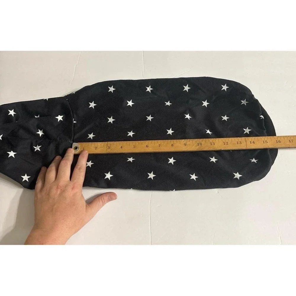 Dog Black & White Star Hooded Shirt (Medium)